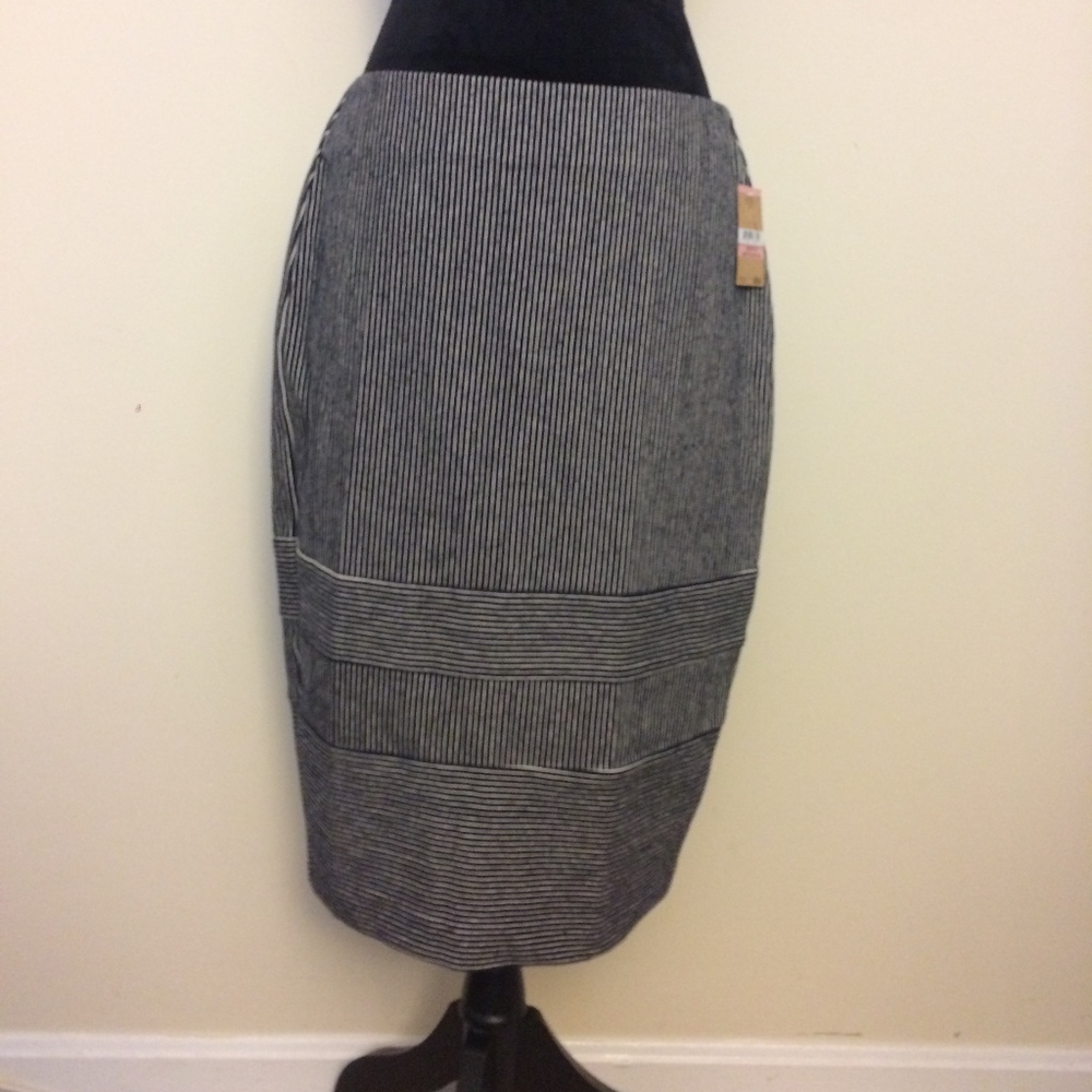 NWOT Rachel Rachel Roy indigo paneled pencil skirt